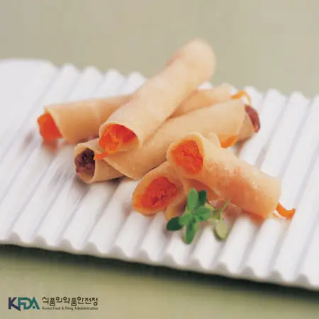 현미 크레이프 완성 사진