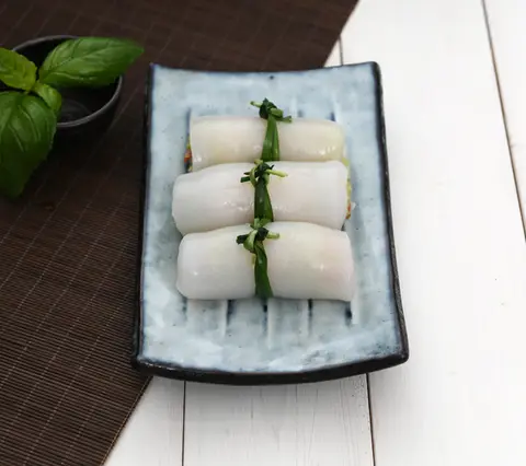 곤약 백김치 말이 완성 사진