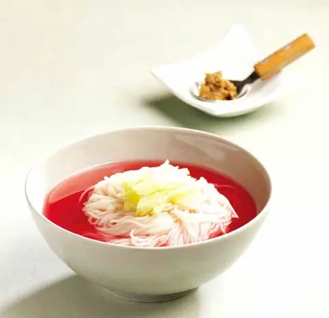 칠곡석류국수 완성 사진