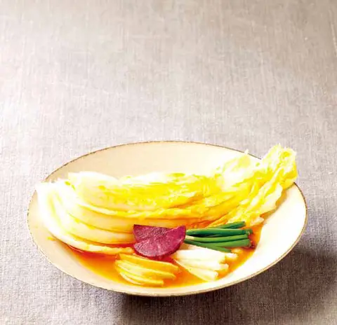파프리카 물김치 완성 사진