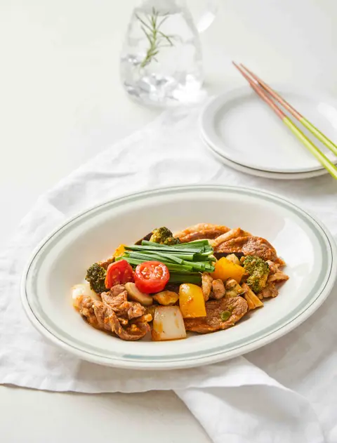 토마토오리볶음 완성 사진