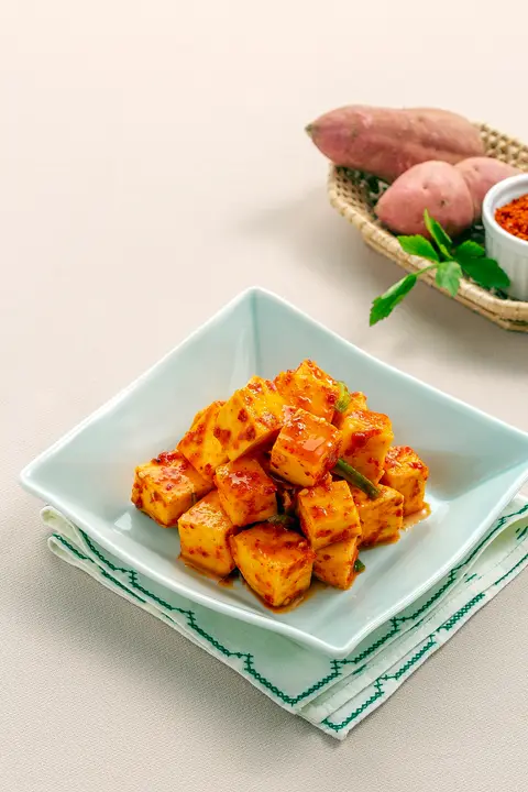 고구마 김치 완성 사진