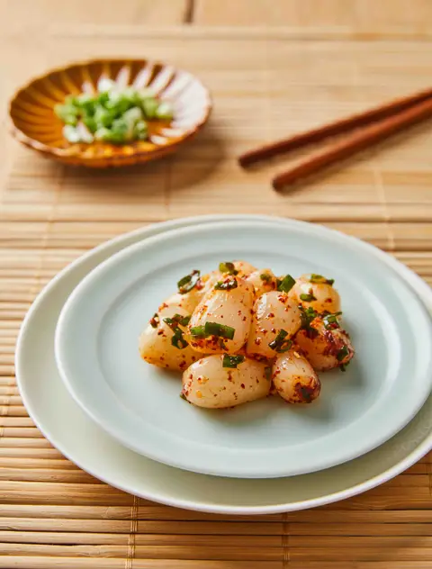 매운락교무침 완성 사진