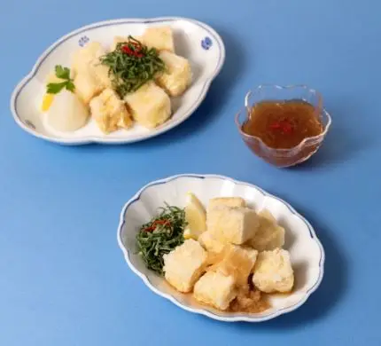 두부튀김&무소스 완성 사진