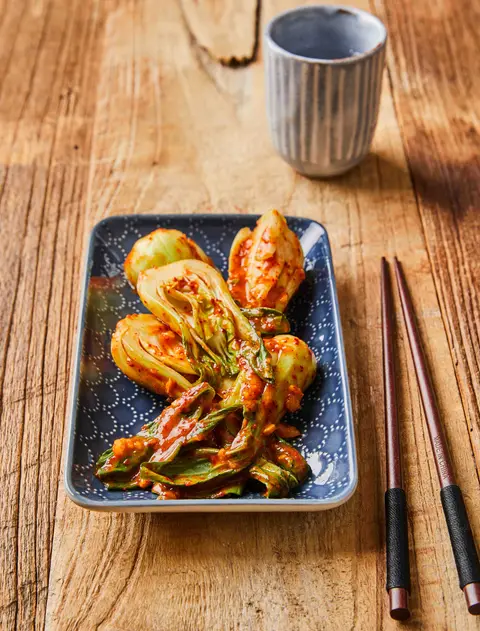 청경채 김치 완성 사진