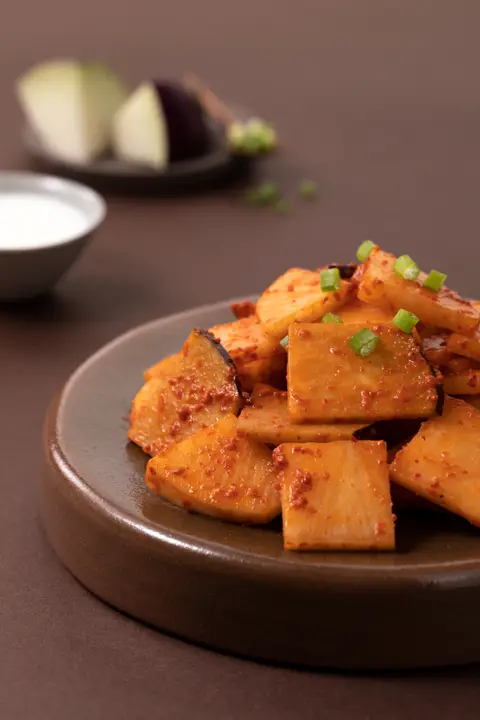 요거트강화순무김치 완성 사진
