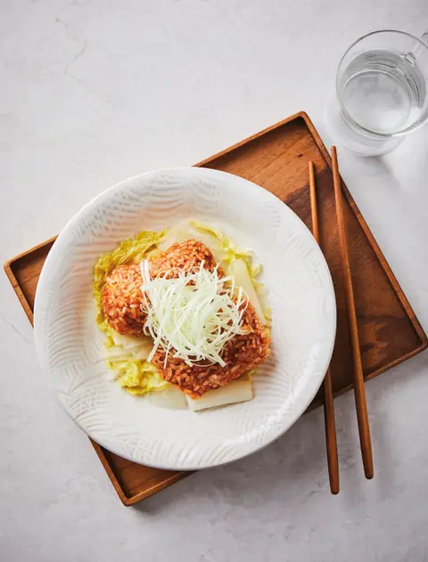찹쌀 흰살 생선찜 완성 사진