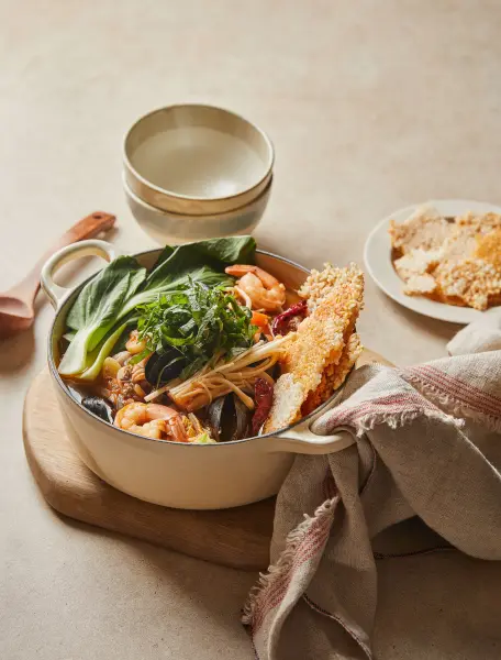 토마토 해물누룽지탕 완성 사진