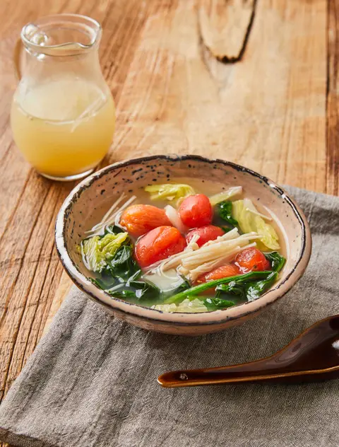 토마토맑은장국 완성 사진