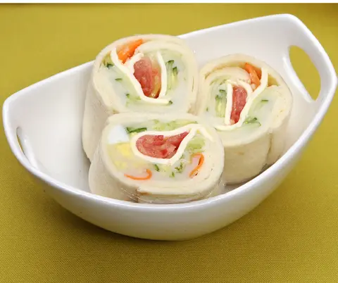 삼색샌드위치 완성 사진