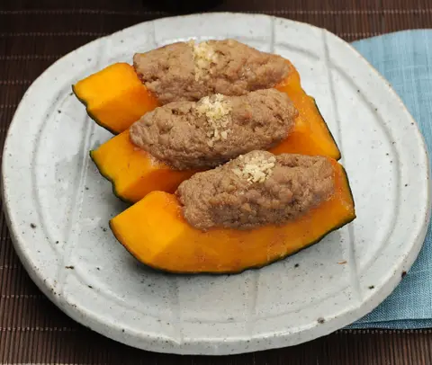 단호박떡갈비 완성 사진
