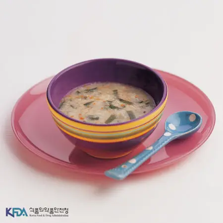 송이 미역국 완성 사진