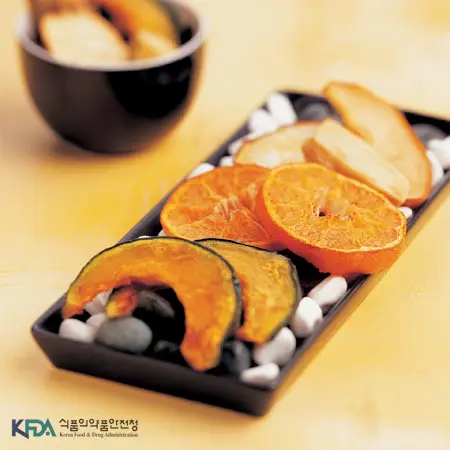 야채 과일 돌구이 완성 사진